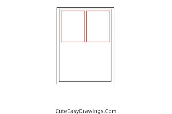 how to draw a frozen window - www.cuteeasydrawings.com