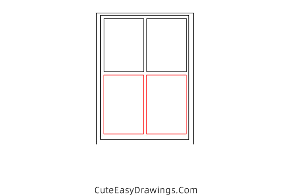 how to draw a frozen window - www.cuteeasydrawings.com