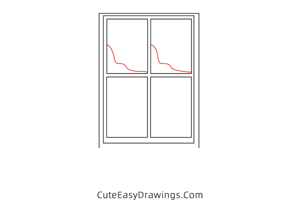 how to draw a frozen window - www.cuteeasydrawings.com