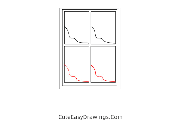 how to draw a frozen window - www.cuteeasydrawings.com