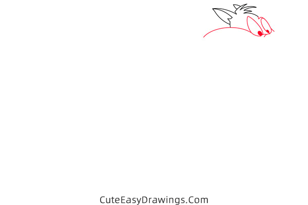 how to draw sylvester from looney tunes - www.cuteeasydrawings.com