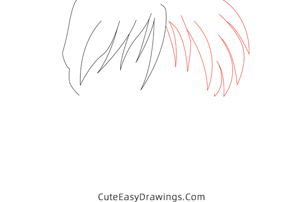 how to draw miroku from inuYasha - www.cuteeasydrawings.com