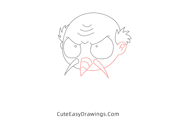 how to draw myoga from inuyasha - www.cuteeasydrawings.com