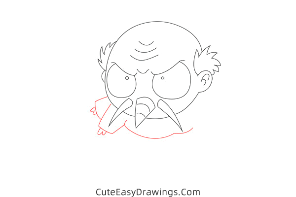 how to draw myoga from inuyasha - www.cuteeasydrawings.com