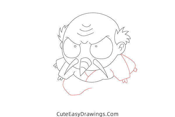 how to draw myoga from inuyasha - www.cuteeasydrawings.com