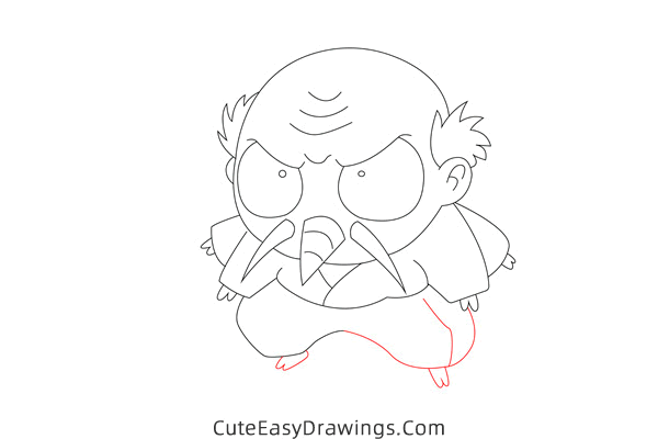 how to draw myoga from inuyasha - www.cuteeasydrawings.com