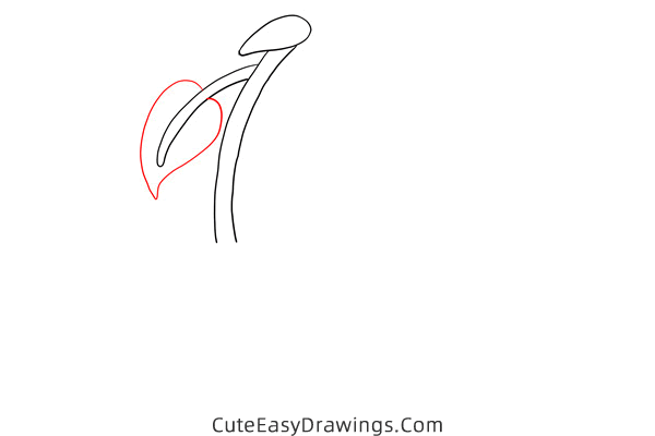 how to draw a cute cherry - www.cuteeasydrawings.com