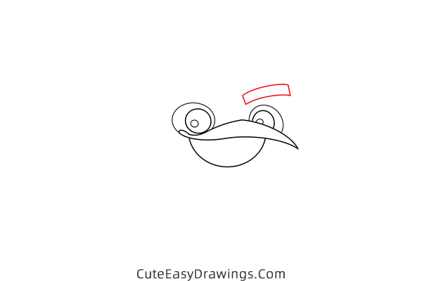 how to draw bomb from angry birds - www.cuteeasydrawings.com