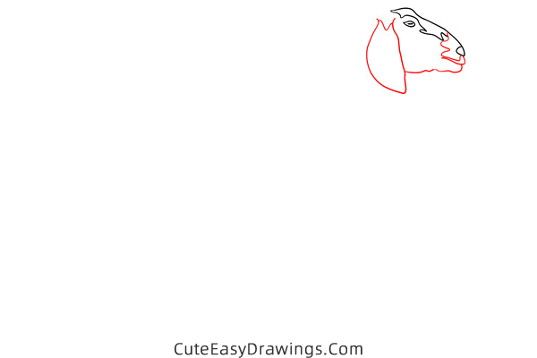 how to draw a realistic goat - www.cuteeasydrawings.com