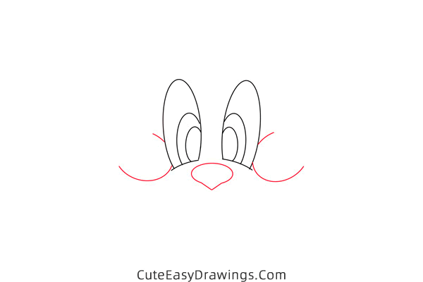 how to draw tom face from tom and jerry - www.cuteeasydrawings.com