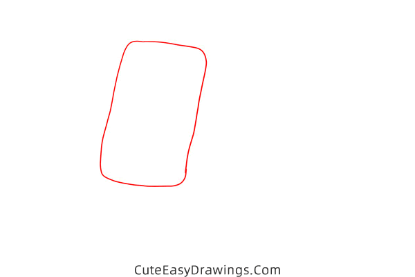 how to draw a smartwatch - www.cuteeasydrawings.com