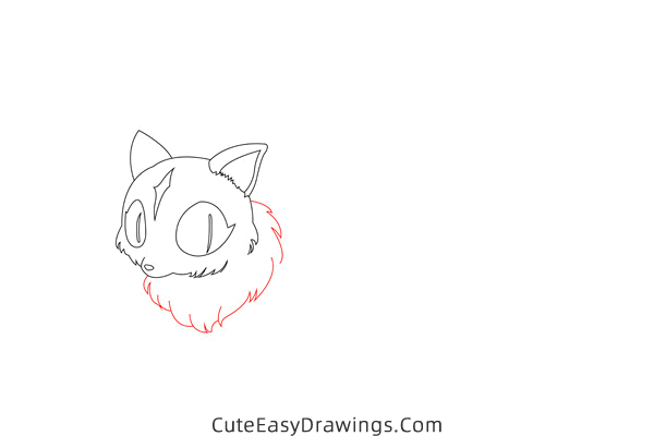 how to draw kirara from inuyasha - www.cuteeasydrawings.com