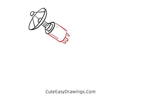 how to draw a satellite - www.cuteeasydrawings.com