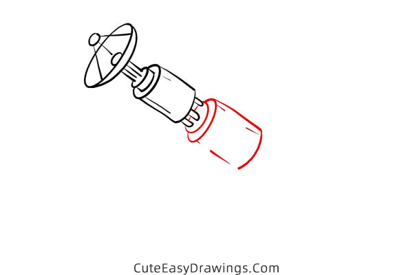 how to draw a satellite - www.cuteeasydrawings.com