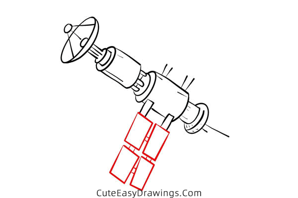 how to draw a satellite - www.cuteeasydrawings.com