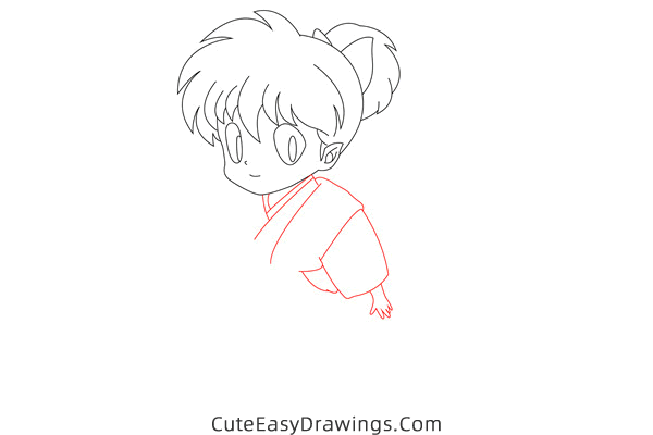 how to draw shippo from inuyasha - www.cuteeasydrawings.com