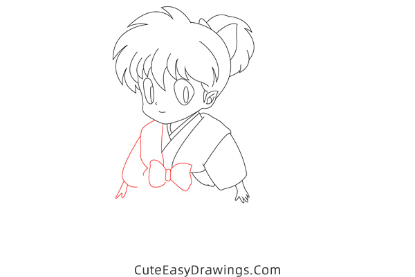 how to draw shippo from inuyasha - www.cuteeasydrawings.com