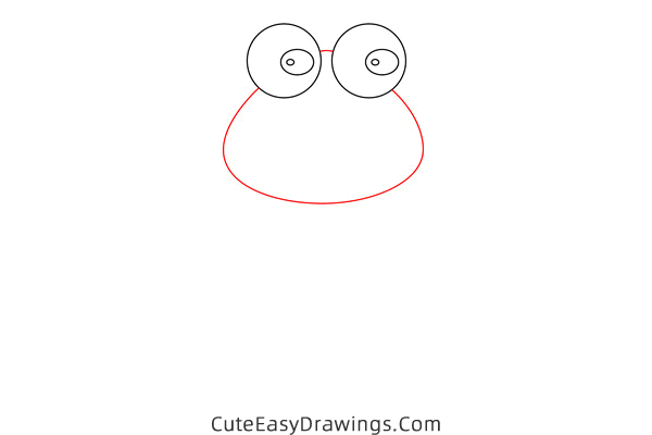 how to draw a frog - www.cuteeasydrawings.com