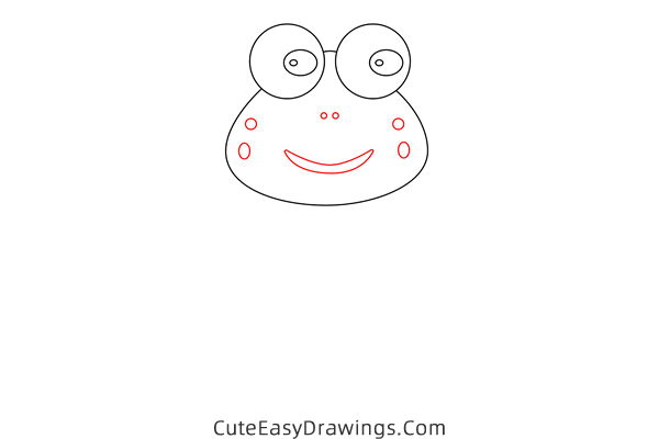 how to draw a frog - www.cuteeasydrawings.com