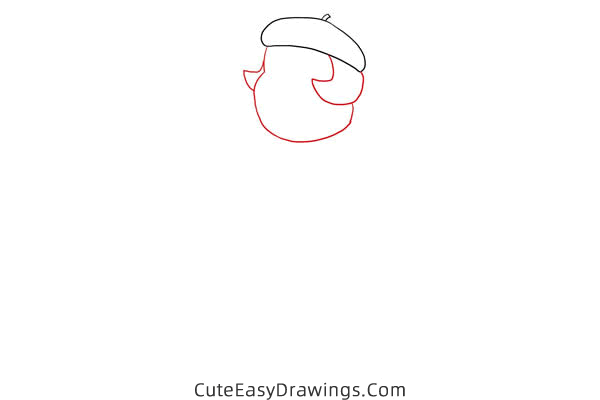 how to draw jaiko gouda from doraemon - www.cuteeasydrawings.com