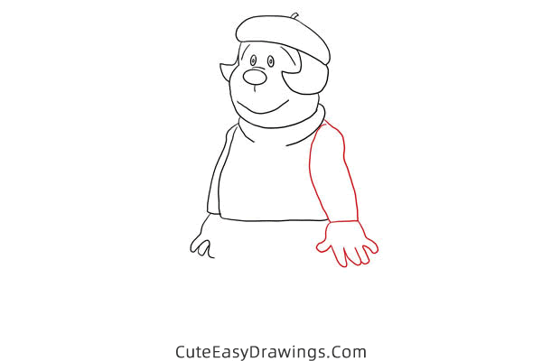 how to draw jaiko gouda from doraemon - www.cuteeasydrawings.com