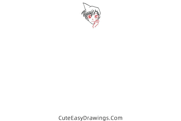 how to draw ran mouri from detective conan - www.cuteeasydrawings.com