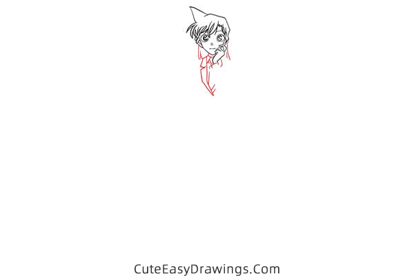 how to draw ran mouri from detective conan - www.cuteeasydrawings.com