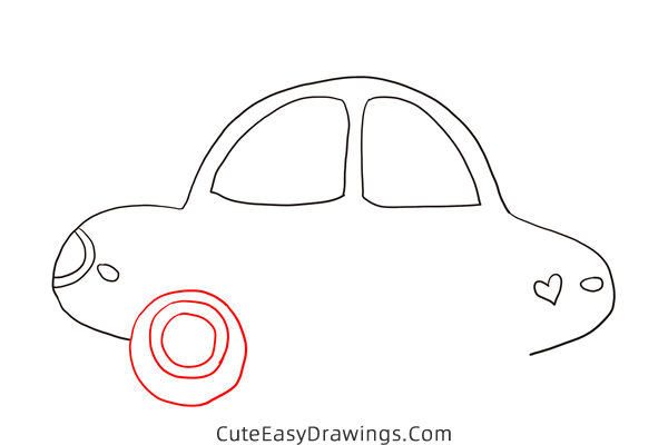 how to draw a car easy - www.cuteeasydrawings.com