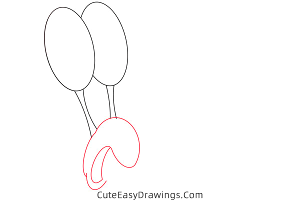 how to draw gary the snail - www.cuteeasydrawings.com