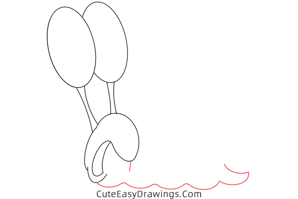 how to draw gary the snail - www.cuteeasydrawings.com