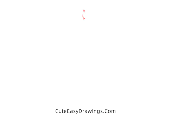 how to draw a candlestick - www.cuteeasydrawings.com