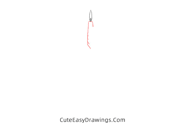 how to draw a candlestick - www.cuteeasydrawings.com