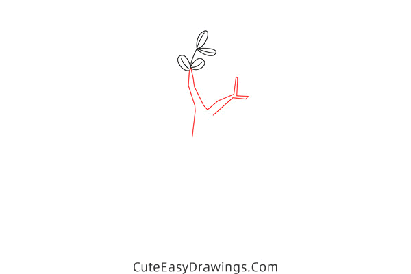 how to draw a spring tree - www.cuteeasydrawings.com