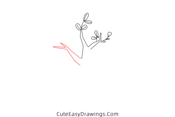 how to draw a spring tree - www.cuteeasydrawings.com