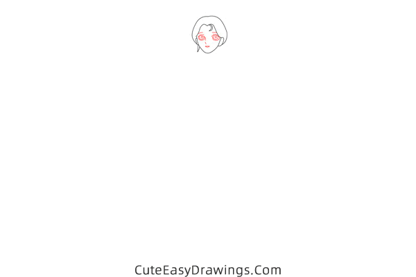 how to draw shunrei from saint seiya - www.cuteeasydrawings.com