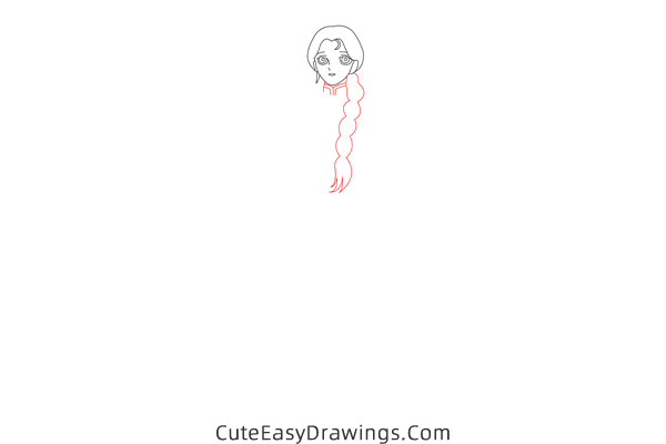 how to draw shunrei from saint seiya - www.cuteeasydrawings.com