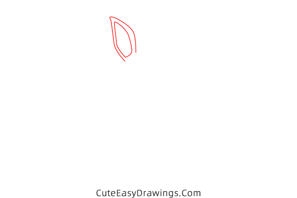 how to draw a cute donkey - www.cuteeasydrawings.com