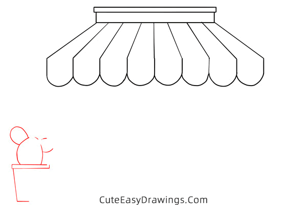 how to draw a restaurant - www.cuteeasydrawings.com