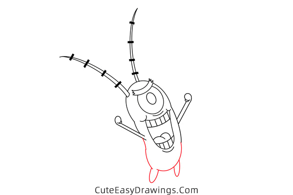 how to draw plankton from spongebob squarepants - www.cuteeasydrawings.com