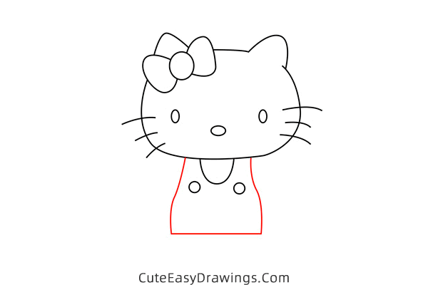 how to draw mimmy from hello kitty - www.cuteeasydrawings.com