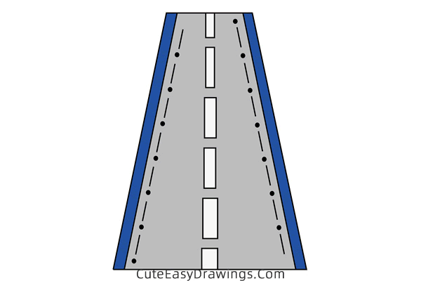 how to draw a road - www.cuteeasydrawings.com