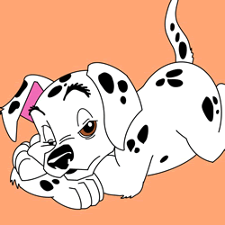 How to Draw Penny from 101 Dalmatians Step by Step