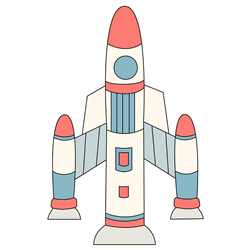 How to Draw a Space Shuttle Step by Step