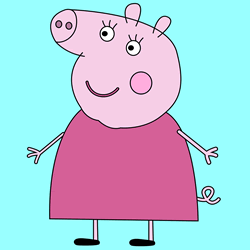 How to Draw Auntie Pig from Peppa Pig Step by Step