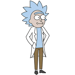 How to Draw Rick Sanchez Step by Step