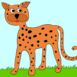 How to Draw a Cheetah Step by Step