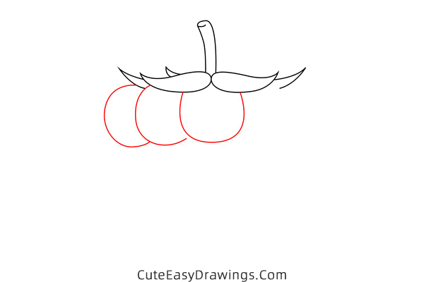 how to draw a raspberry - www.cuteeasydrawings.com