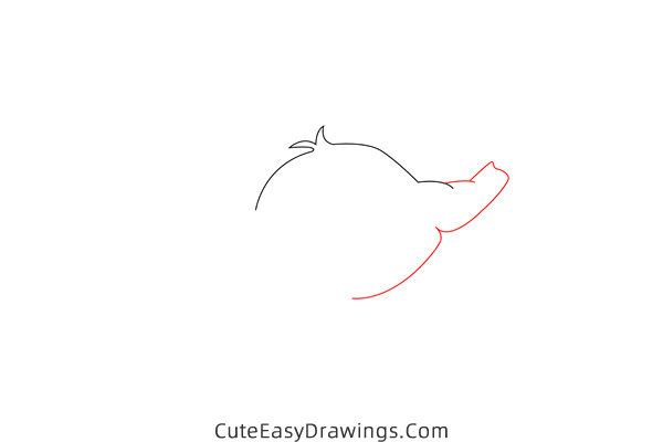 how to draw an elephant - www.cuteeasydrawings.com