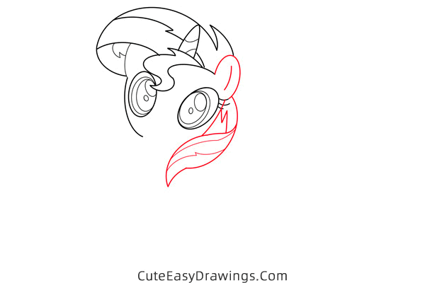 how to draw sunset shimmer from my little pony - www.cuteeasydrawings.com