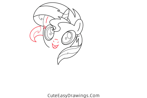 how to draw sunset shimmer from my little pony - www.cuteeasydrawings.com